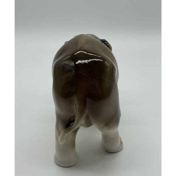 Royal Dux Elephant Figurine Czechoslovakia 5” Tall Elephant - Picture 4 of 6